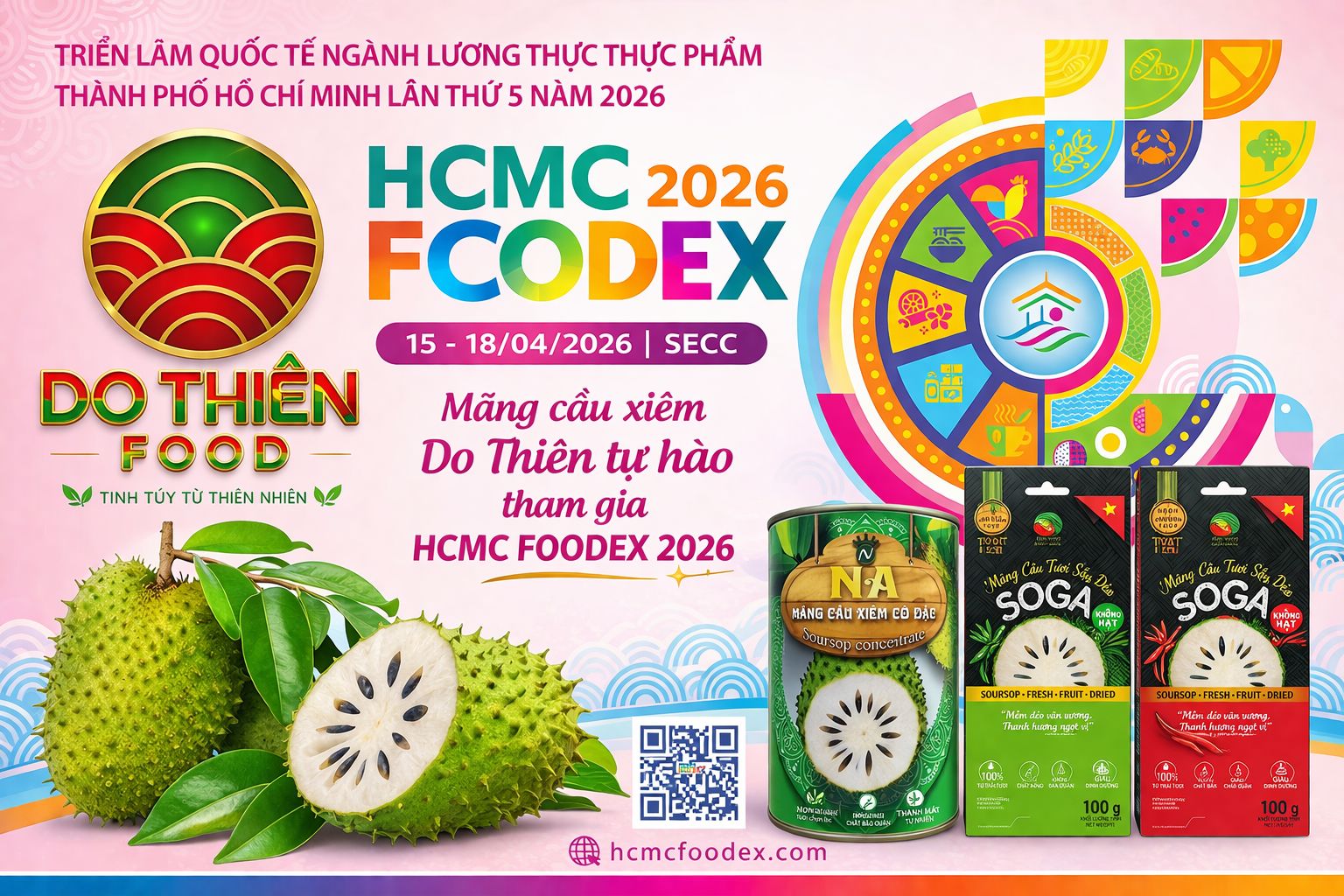 DO THIÊN FOOD GÓP MẶT TẠI HCMC FOODEX 2026 – KHẲNG ĐỊNH GIÁ TRỊ NÔNG SẢN VIỆT