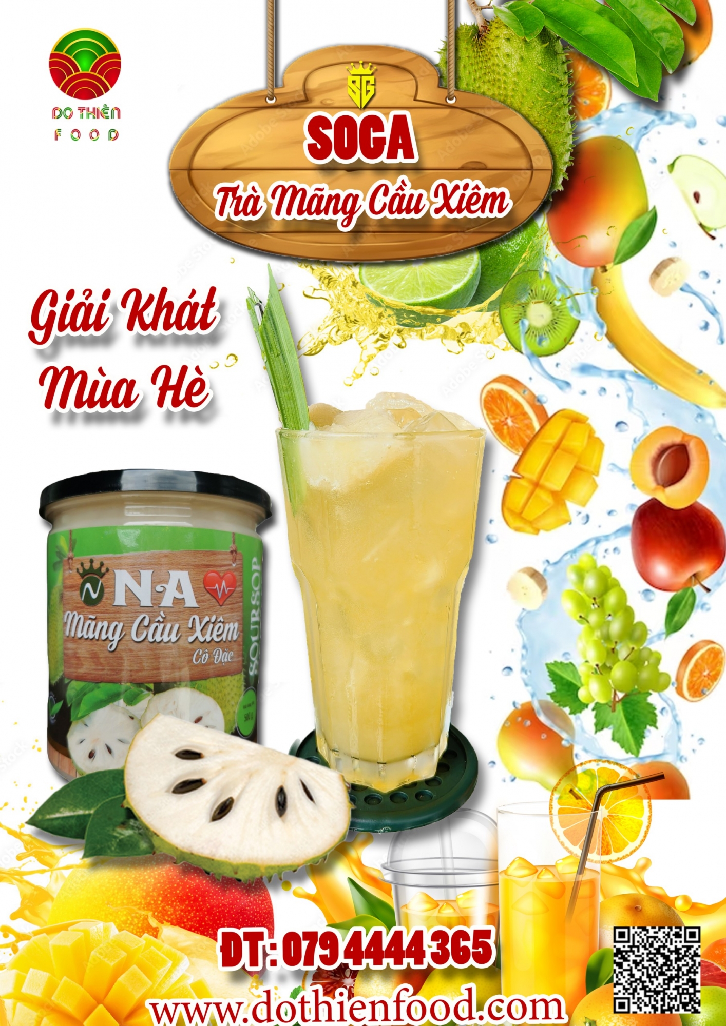 DT - Mãng Cầu Xiêm - VN - Do Thiên Food tham gia Lễ Hội Xoài Đồng Tháp 