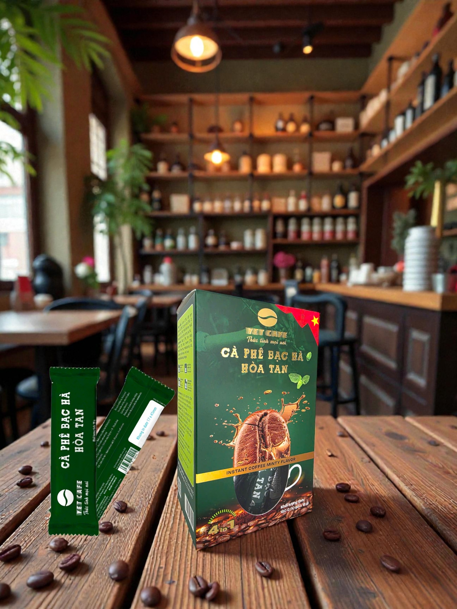 INSTANT COFFEE MINTY FLAVOR 180 GAM 